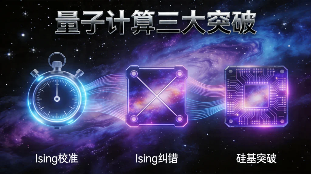 量子计算三大突破：Ising校准、Ising纠错、硅基突破